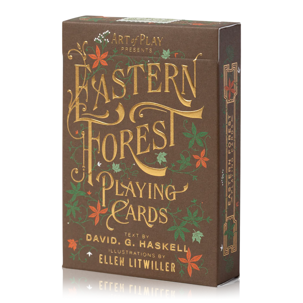 art of play eastern forest playing cards text by david g haskel illustration by ellen litwiller