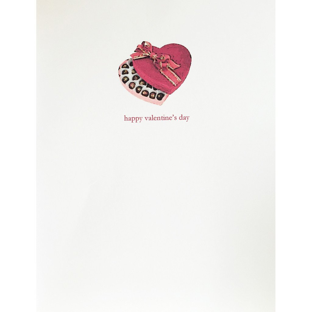 Candy Box Valentine's Greeting Card