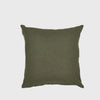 libeco hudson pillow linen forest with feather down fill