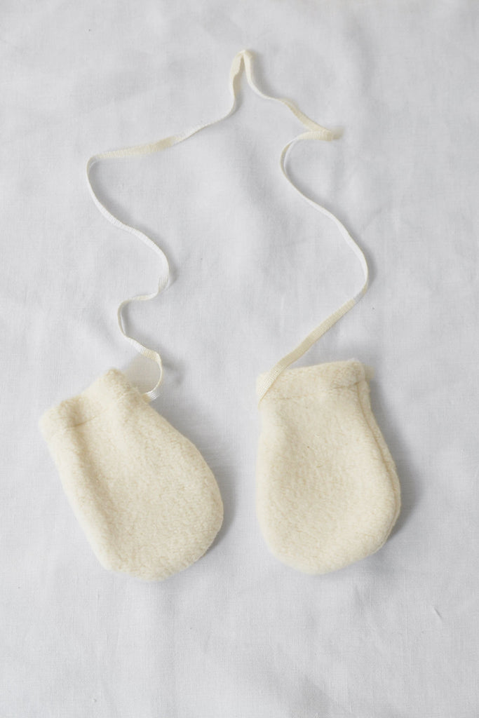 make baby fleece mittens