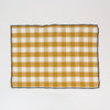 maison de vacances vintage placemat bourdon vichy ochre