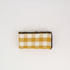 maison de vacances napkin bourdon vichy made in france ochre