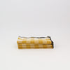 maison de vacances napkin bourdon vichy made in france ochre