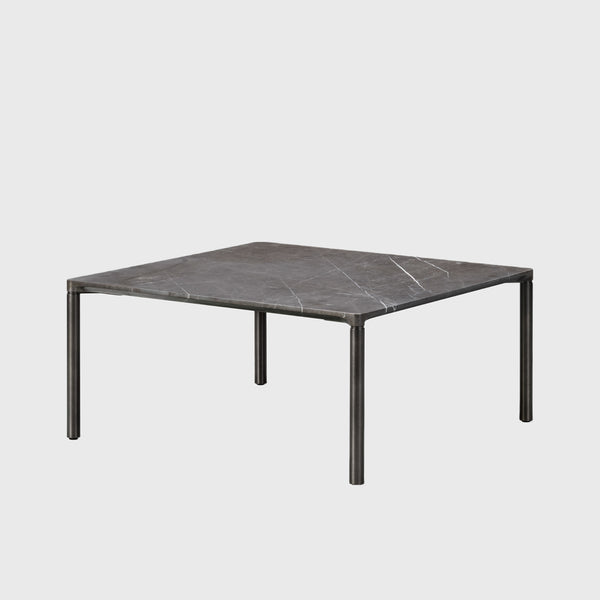 Piloti stone coffee tables Grey Kendzo marble and wood