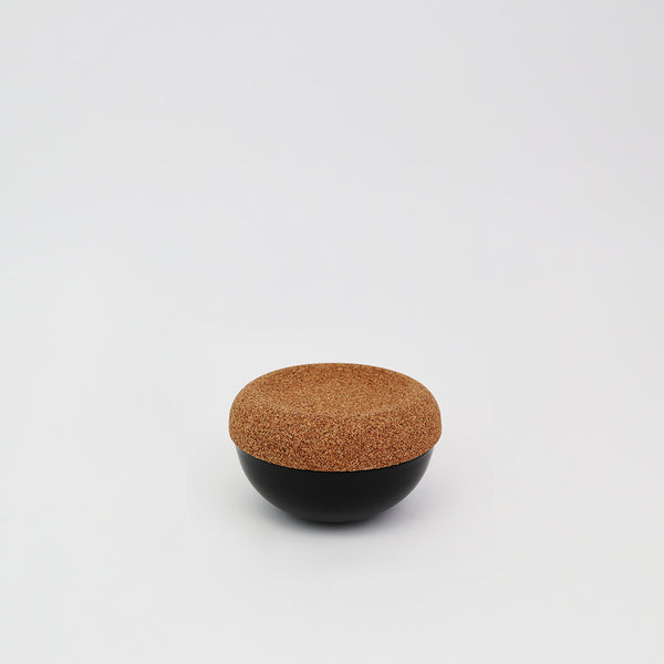 Emile Henry Salt Cellar Ceramic Cork Storage Bowl Made in France