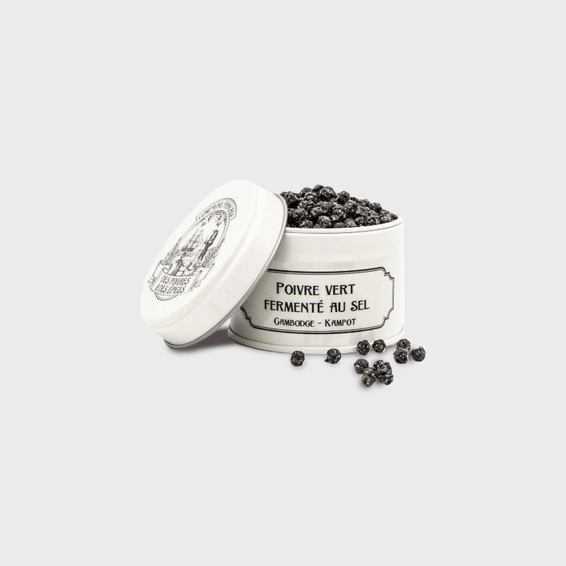 Salt frosted Kampote green pepper compagnie francaise des poivres et d'epices