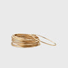14k gold individual stacked delicate rings feminine Nyc handmade