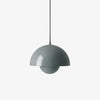 Stone Blue &Tradition Flowerpot VP1 9.1" x 6.3" Verner Panton Mid-Century pendant Lighting