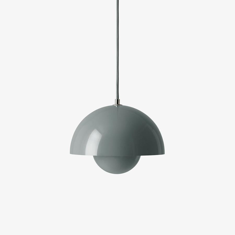 Stone Blue &Tradition Flowerpot VP1 9.1" x 6.3" Verner Panton Mid-Century pendant Lighting