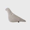 Christien Meindertsma's pigeons thomas eyck linen canvas flax seed filled pale grey