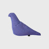 Christien Meindertsma's pigeons thomas eyck linen canvas flax seed filled violet