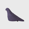 Christien Meindertsma's pigeons thomas eyck linen canvas flax seed filled purple