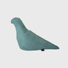 Christien Meindertsma's pigeons thomas eyck linen canvas flax seed filled aqua