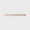 Iris hantverk rack with hooks birch good for closet bathroom utility kitchen 7 hooks